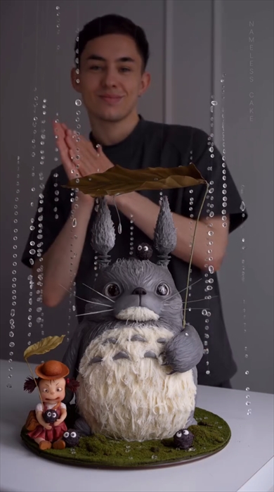 となりのトトロの美しすぎる3Dケーキ