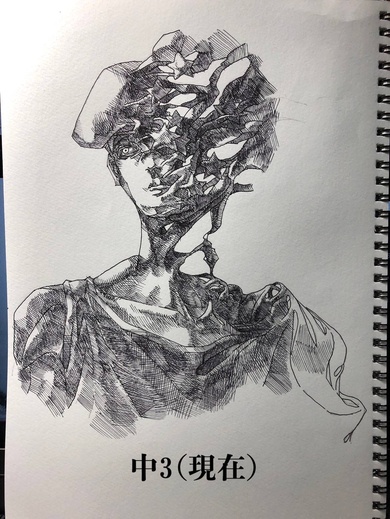 4歳のときに描いた絵→10年後……　「画力上がりすぎやろw」「これが才能の原石か」