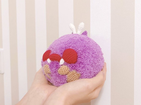 ポケモン　編み物　コンパンあみぐるみ