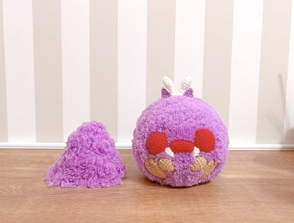 ポケモン　編み物　コンパンあみぐるみ