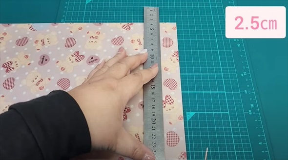 クリアファイルで作る細長蛇腹ファイル