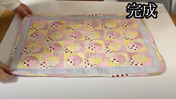 【ハンドメイド】超BIG 和柄パッチワークマルチマット　長方形小豆カイロ大 楽天市場】【Wa-Circle】丸型カットクロス（L）13.0cm×30枚入り