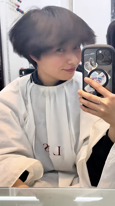 マッシュ女子がパーマをかけたら