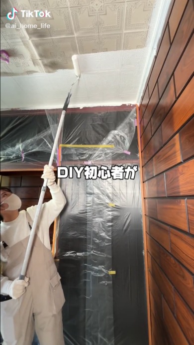 玄関をDIY