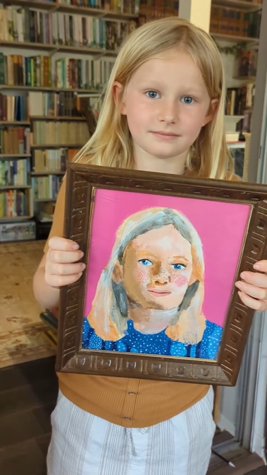 初めての自画像